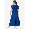 thumbnail image 2 of Jessica London Women's Plus Size Lace Maxi Dress, 2 of 6