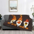 thumbnail image 5 of KLL Fall Gnomes Print Fleece Throw Blanket, Horizontal Fleece Bedding Cute Soft Blankets Comfy Fleece Flannel Plush Home Decor for Couch & Bed -60"x50", 5 of 9
