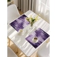 thumbnail image 5 of Purple Mountain Placemats Set of 4, Misty Forest Nature Woodland Pine Tree Landscape Placemats for Dining Table, Place Mats for Kitchen Tabletop, Waterproof Wipeable Dining Table Mats Set, 5 of 9