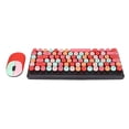 thumbnail image 3 of Wireless Keyboard and Mouse Combo, 86 Key Cute Colorful Keyboard with Multimedia Buttons, 2.4G USB for PC, Laptop, 3 of 7