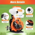 thumbnail image 6 of Miumaeov 2.13kw Gas Powered Backpack Fogger Leaf Blower Sprayer Machine - 3.7Gal Sprayer for Efficient Garden Spraying and Outdoor Protection, 6 of 12