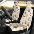 thumbnail image 2 of Sikiie Retro Rooster Car Seat Protector 2 Pack Car Seat Cushion Mat, Car Seat Covers for SUV, Truck, Van, 2 of 7