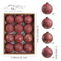 Christmas Decorations 2025!Mrzvby Xmas Tree Ornament 8Cm Christmas Balls for Christmas