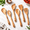 Olive-Olive 6 PCS, variant on 6 12 Inch Hard Maple Wood Kitchen Utensils Set - Wooden Spoons For Cooking Nonstick Cookware