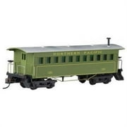 718004 Wood Passngr NP 1860 Coach HO Multi-Colored