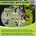 thumbnail image 3 of 2 Pack 8000mAh 18V Replacement Battery for Ryobi 18V Battery Compatible with Ryobi Battery Fits for Ryobi Battery 18V Safe and Long-Lasting P102 P103 P104 P105 P107 P108 P109 P190 P122, 3 of 7