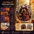 thumbnail image 5 of 2026 Halloween Witch Friendship Diamond Art Window Suncatcher - Halloween Pearl Art Kit, Double-Sided Acrylic Sun Catcher, Diamond Art Hanging Kits for Adults Beginners, 5 of 7
