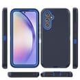 thumbnail image 6 of Xhy Samsung Galaxy A54 5G Case with Belt Clip Holster Military Grade Heavy Duty 3 in 1 Shockproof Armor Rugged Durable for Galaxy A54 5G Phone - Dark Blue+Blue, 6 of 9