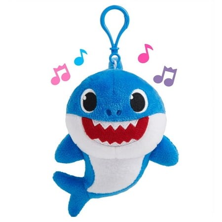 Pinkfong Baby Shark Singing Plush Clips – Daddy Shark - By WowWee