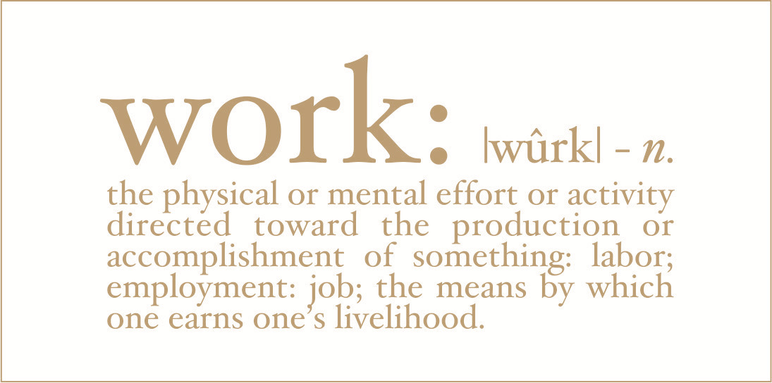 Worker Definitions Work Definition Vinyl Decal - Large - Latte - Walmart.com
