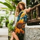 thumbnail image 2 of Balery Colorful Cloud Butterfly Sunflower Vestidos de verano para mujer con estampado: vestido holgado sin mangas, vestido playero informal y cómodo para días calurosos., 2 of 7