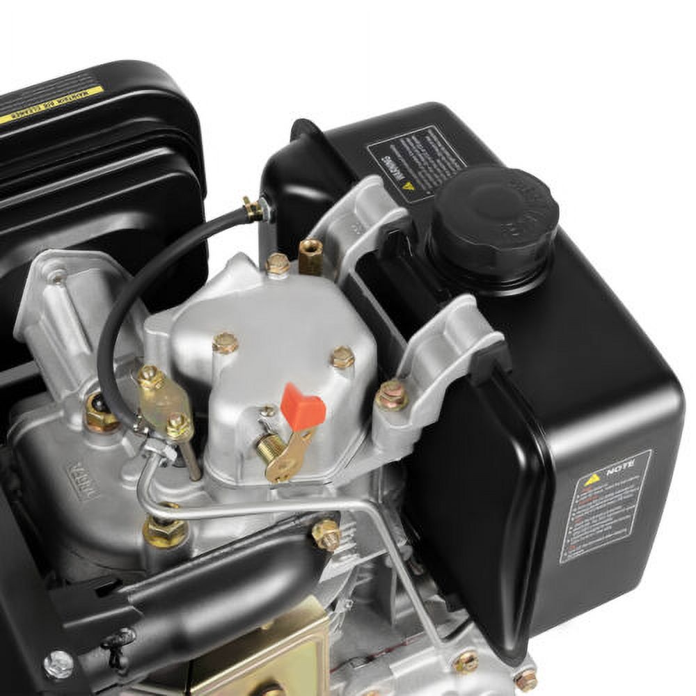 10HP 4 Stroke Diesel Engine Heavy-Duty Single Cylinder 1" Shaft 418CC Air-Cooled