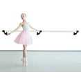 thumbnail image 2 of Ballet Barre Single Bar 9 FT Long 1.5” Diameter Black for Kids and Adults Wall Mounted | Fixed Height Ballet Bar Traditional Wood Home/Studio Ballet Bar, Dance Bar, Stretch Bar, Dancing/Stretching, 2 of 8