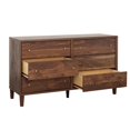 thumbnail image 3 of Pemberly Row Commode 6 Tiroirs en Bois Manufacturé Noyer Grand, 3 of 11