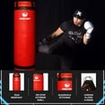 thumbnail image 3 of PROLAST Heavy Punching Bag 4 ft UNFILLED -Great for Boxing, MMA, Muay Thai - Unfilled with Bottom D-Ring ( Red ), 3 of 6