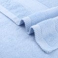 thumbnail image 4 of Unique Bargains Solid Hand Towel Set Cotton Face Towels Absorbent Light Blue 2-Piece, 4 of 5
