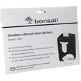 thumbnail image 6 of Bonsaii Paper Shredder Sharpening & Lubricant Sheets,24-Pack (8.7 x 7.9 inch/Piece), 6 of 9
