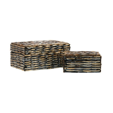 Tigress Tiger - Pomeroy Tigress Set of 2 Boxes in Tigers Eye Shimmer Finish 406300
