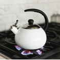 Farberware Bella Tea Kettle, White, 2.5 Quart