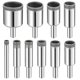 thumbnail image 1 of Diamond Drill Bits Set, 10 Pcs Diamond Set, Glass Drill Bit For Ceramic Tile Porcelain Marble Grani, 1 of 3