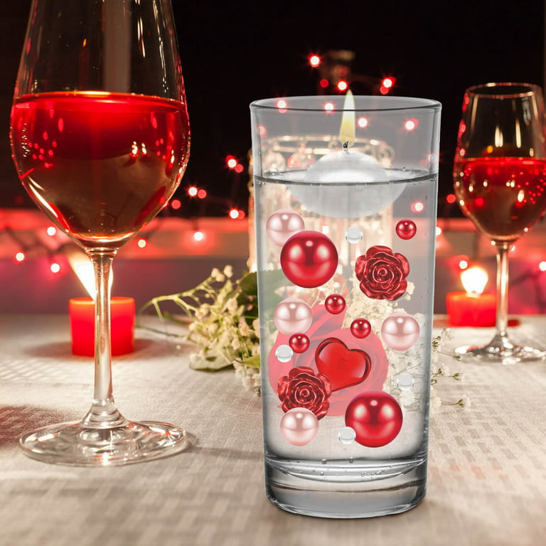 Valentine\'s Day Vase Filler Pearl Vases Fillers Transparent Water Gel For  Home Table Party Decor