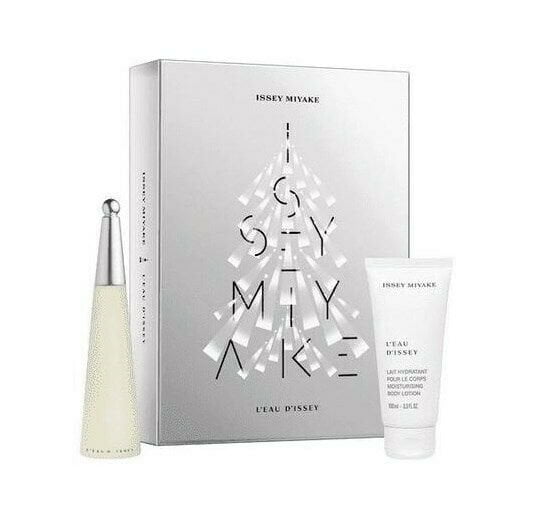 Issey Miyake L'eau D'issey 1.6 oz EDT womens perfume+ 3.3 lotion NIB ...