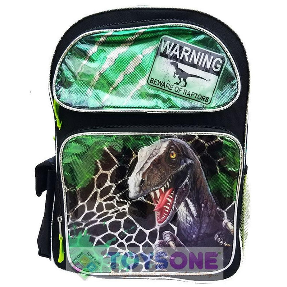 Licensed Jurassic World Dinosaur 16" Backpack