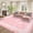 Pink, variant on GlowSol 8x10 Purple Scalloped Bow Rug, Low Pile Non-Slip TPR Washable Rug Ideal for Living Room Bedroom Nursery Farmhouse