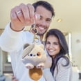 thumbnail image 3 of Adorable Squeaky Kitty Stuffed Animal Hanging Machine Keychain Charm Toy For Everyone Outdoor, 3 of 4