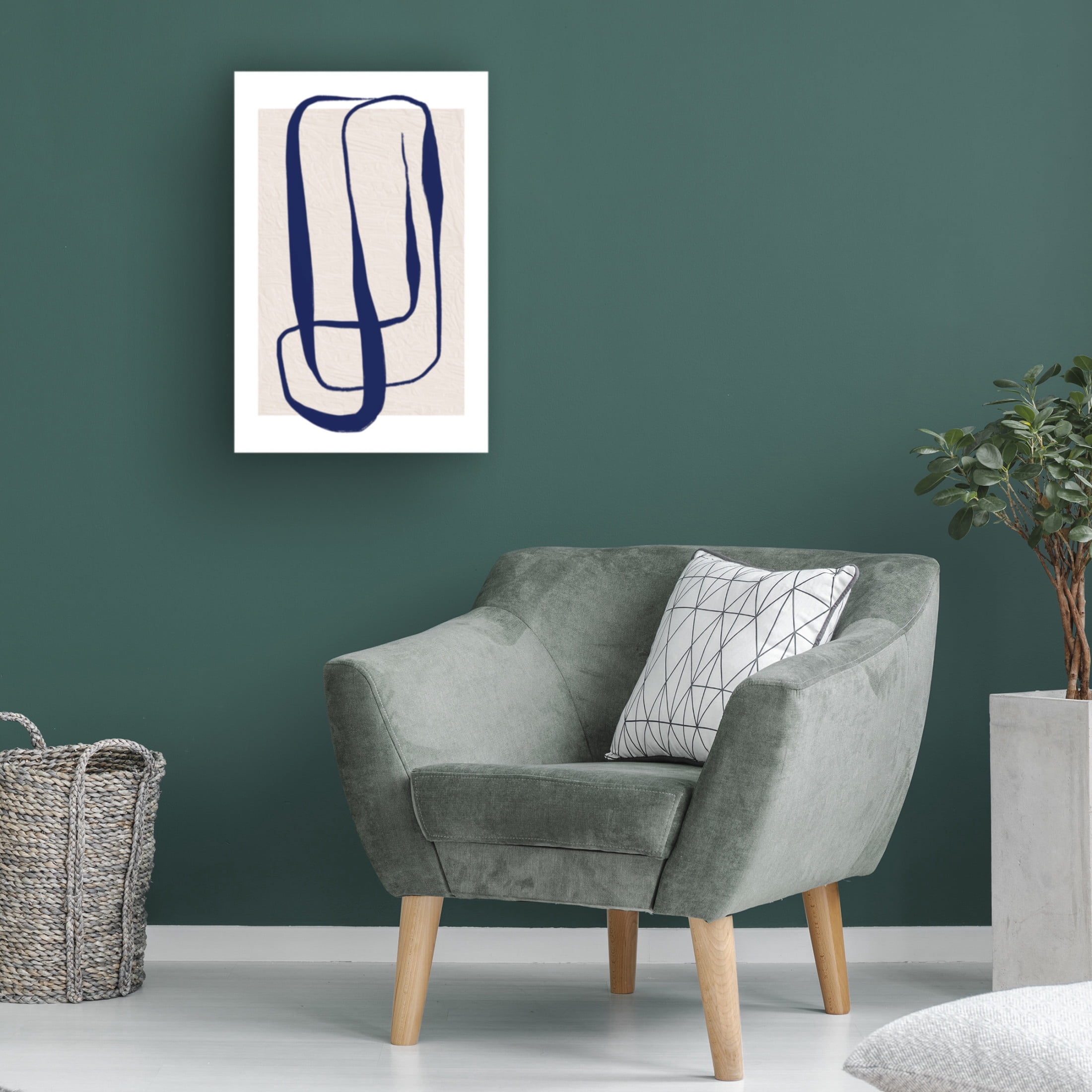 Trademark Fine Art Sally Ann Moss Feeling of Patience 3 Canvas Wall Art