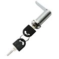 thumbnail image 4 of Luzkey Cabinet cam Lock Set Cylinder Cabinet Lock Furniture Lock Multifunction File Cabinet Lock RV Lock for Dresser Coffer Cupboard 40x18mm, 4 of 8