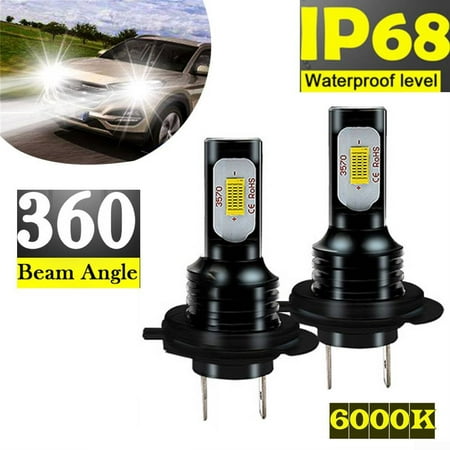 Teguangmei H4 HB2 9003 HS1 P43t LED Motorcycle Headlight Bulb Hi/Lo Beam Super Bright 6000K Amber White High Power 3030 12-SMD For Motorcycle Car ATVS Headlamp(Pack Of 1 - Foto 6