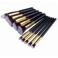 thumbnail image 3 of Makeup Brushes 10 pieces - Black/Gold, 3 of 3