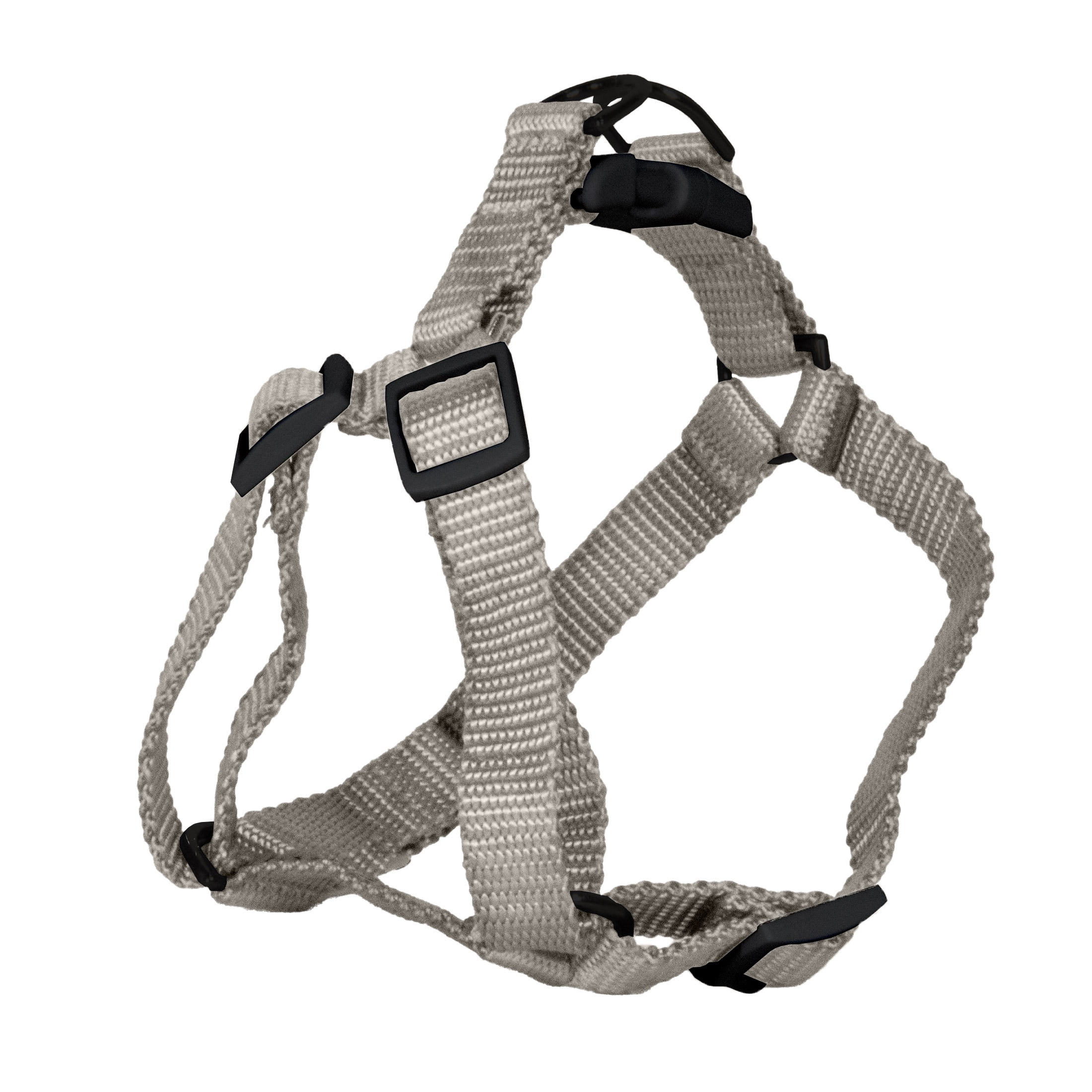 Vibrant Life Polyester Adjustable Step-in Dog Harness, Grey, S