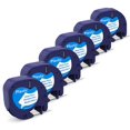 thumbnail image 1 of 6-Pack LetraTag Refills Label Tape Compatible Dymo LT 91331 (S0721610) 12mm x 4m, Letratag LT Black, 1 of 5