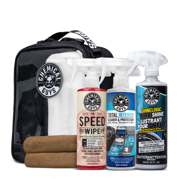 Chemical Guys Total Express Clean & Shine Kit, 6 Items Included