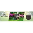 thumbnail image 5 of Storage Box - 50-Gallon Container for Patio Storage - Durable and Fade-Resistant Resin Deck Box - Outdoor Furniture by Pure Garden (Brown), 5 of 25