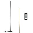 thumbnail image 6 of EDISHINE LED Corner Helix Floor Lamp for Living Room, 57.5" Spiral Standing Light, 2700K-6000K, Dimmable, Remote Control & Foot Switch, Modern Minimalist Lit Lamp for Bedroom, Office, Black, 6 of 8