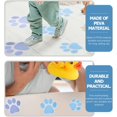 thumbnail image 5 of Pegatinas antideslizantes con estampado de pata de perro para niños, pegatinas impermeables para bañera, bañera plegable, decoración adhesiva para patas adhesivas para adultos, 10 Uds., 5 of 5
