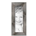 thumbnail image 2 of ArtToFrames 4" x 12" Winter White Barnwood 1.5 Inch Picture Frame, 4x12 inch Brown MDF Poster Frame (WOM-4661), 5 Pack, 2 of 7