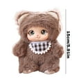 thumbnail image 2 of Cute Plush Doll, Super Deformed Adorable Stuffed Toy, Desktop Decoration Birthday Gift For Girls Handmade Figurine, 2 of 4