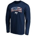 thumbnail image 2 of Men's Navy Tampa Bay Buccaneers Banner Wave Long Sleeve T-Shirt, 2 of 3