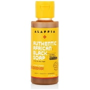 Alaffia Authentic African Black Soap All-in-One,  Citrus Ginger 2 fl oz