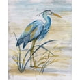 thumbnail image 2 of Nan 12x14 Gold Ornate Wood Framed with Double Matting Museum Art Print Titled - Blue Heron I, 2 of 4