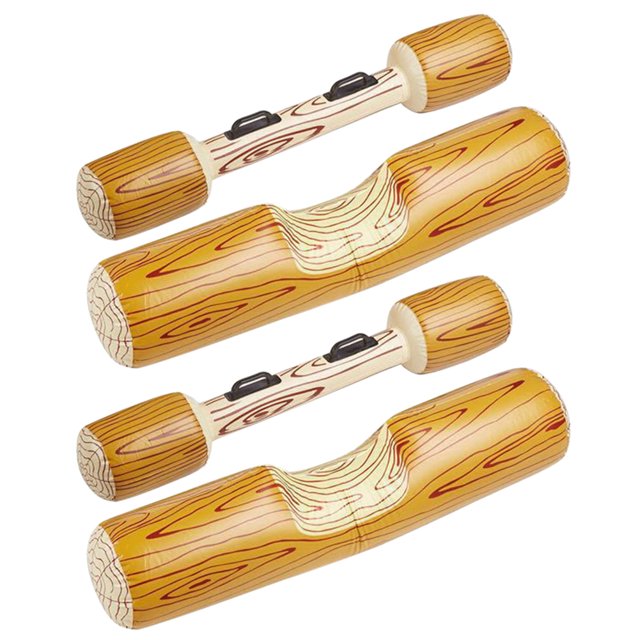 Tmvgtek 4 Unids/Set Patrón De Madera Agua Deporte Juguete Piscina Inflable Fila Flotante Tmvgtek Deportes acuáticos