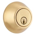 thumbnail image 6 of Brinks Keyed Entry Polished Brass Tulip Doorknob and Deadbolt Combo Twin Pack, 6 of 20