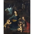 thumbnail image 3 of Leonardo da Vinci 15x18 Black Modern Framed Museum Art Print Titled - The Virgin of the Rocks (1601 - 1700), 3 of 5