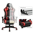 thumbnail image 6 of Ergonomic High-Back Swivel Gaming Chair Recliner with Bluetooth 4.1 Speakers & Lumbar Support & Headrest & Footrest | Height Adjustable Office Desk Chair - Black & Red, 6 of 7