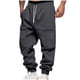 thumbnail image 2 of Ceisia Men's All-Season Solid Color Workwear Gift Sweatpants - Elastic Waistband Drawstring Pocket Oversized Comfort Pants, 2 of 8