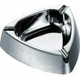 thumbnail image 1 of Visol Deepdish Triangular Zinc Alloy Mirror Finish Cigarette Ashtray, 1 of 3